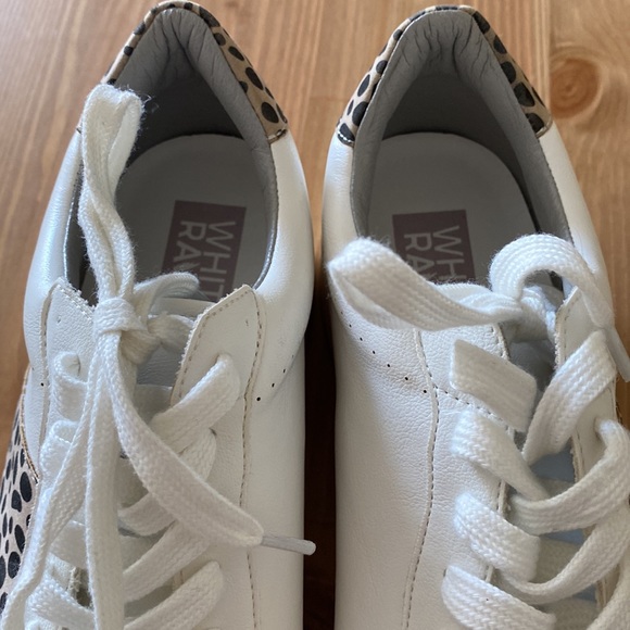 White Raven Leopard Shoes 7.5 - Picture 13 of 15
